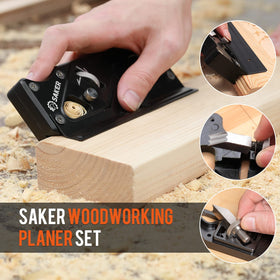 Auxiliary locator aligns edges for precise chamfering with Saker