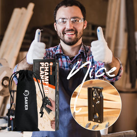 Ergonomic handle and safety edge for comfortable use
