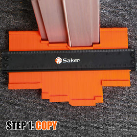 Saker Contour Gauge ABS plastic body emphasizes durability and portability
