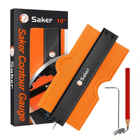 Saker Contour Gauge front view shows a precise shape duplicator for DIY templates