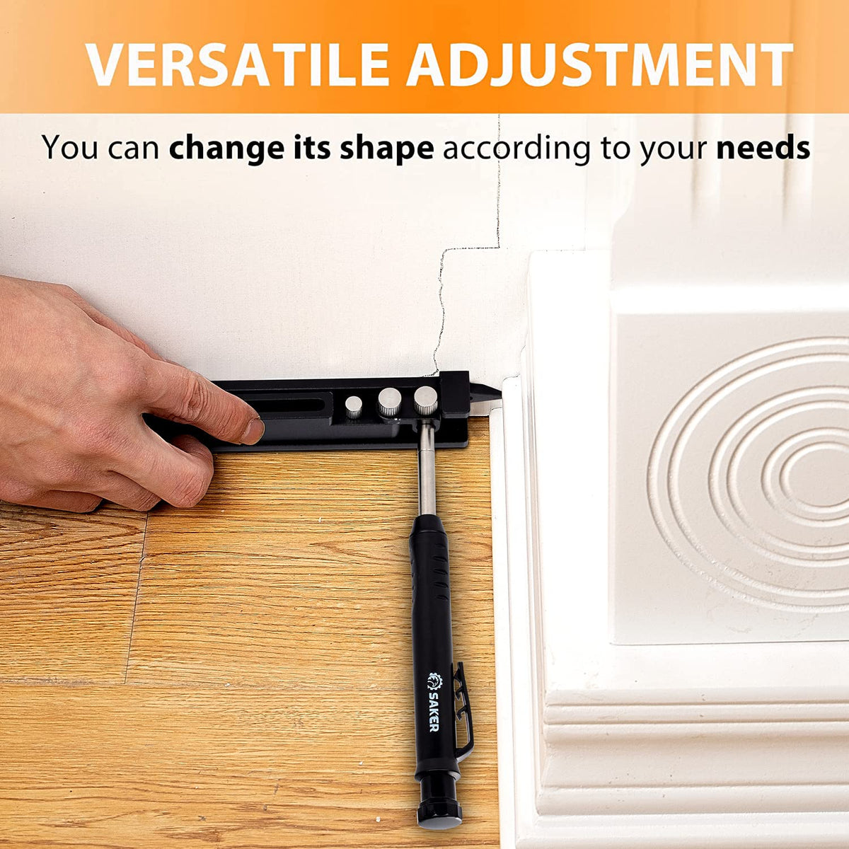 Saker furniture and paneling marking tool for accurate layouts