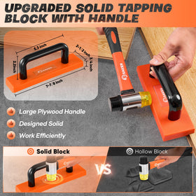 Saker 10-inch contour gauge with lock for curved flooring profiles