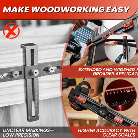 Saker marking gauge tools aiding accurate wood markings for shelves