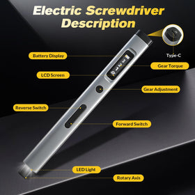 Saker Mini Electric Screwdriver Set versatile tool for electronics, hobby projects, and household maintenance
