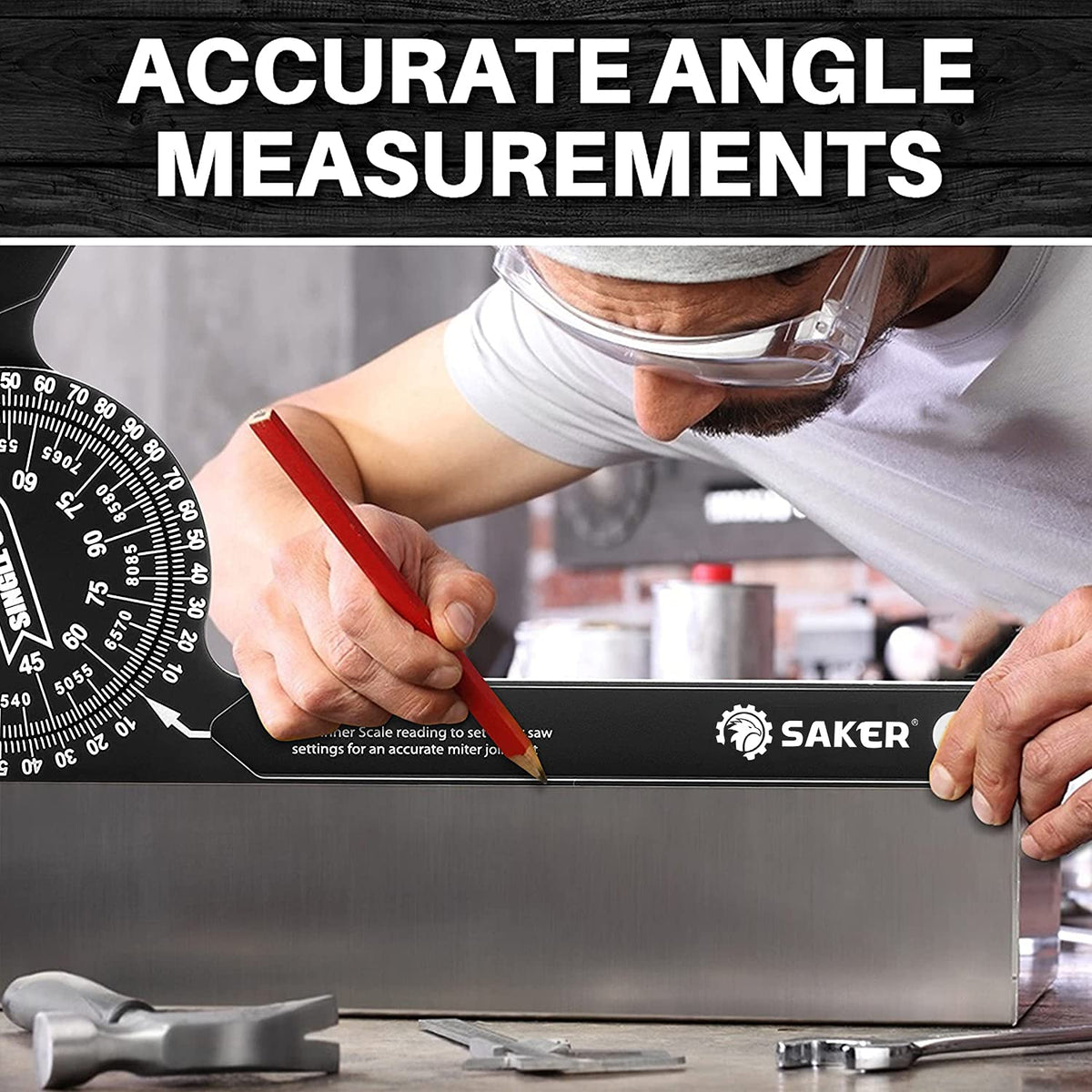Saker crown molding and trim work use for quick reference