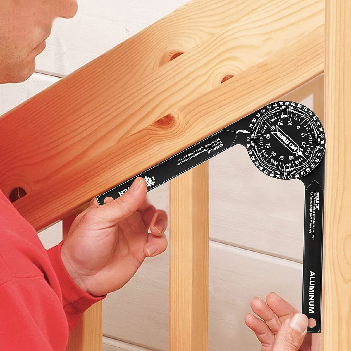 Saker plumbing and carpentry projects benefit from accurate angle guidance