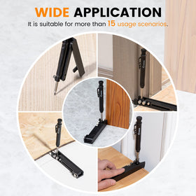 Saker pocket-size design with belt clip enhances portability.