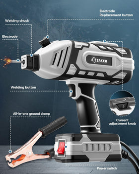 Saker Ergonomic handheld design fits comfortably in hand during long sessions.