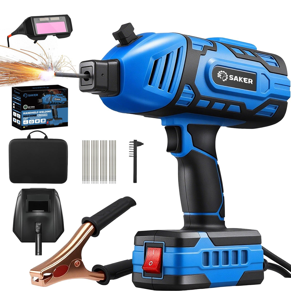 Saker portable welder with IGBT inverter for on site projects