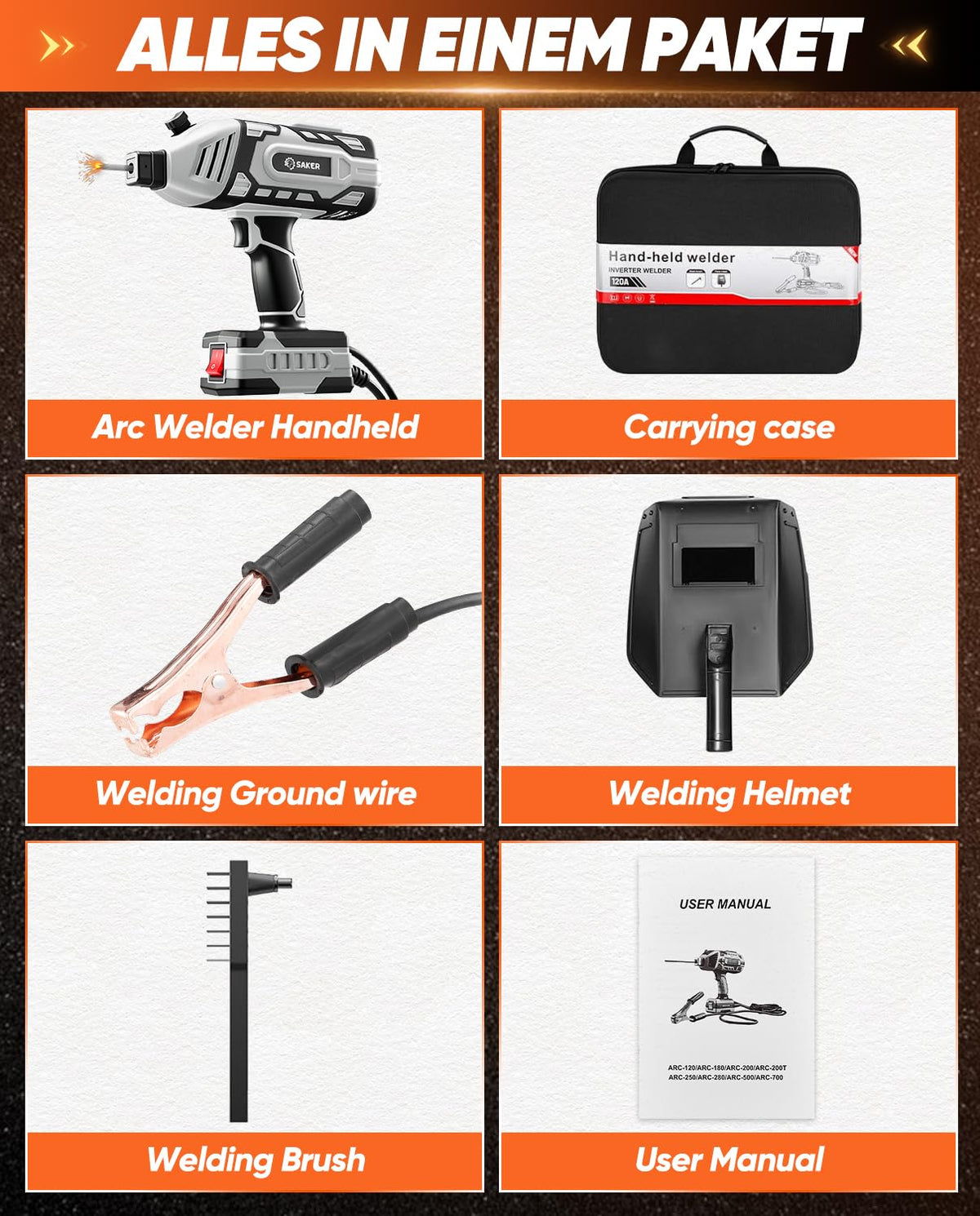 Saker portable welding machine lightweight design enables on-the-go welding tasks