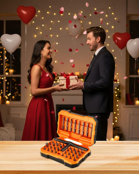 Saker upgraded storage case design simplifies organization and gifting