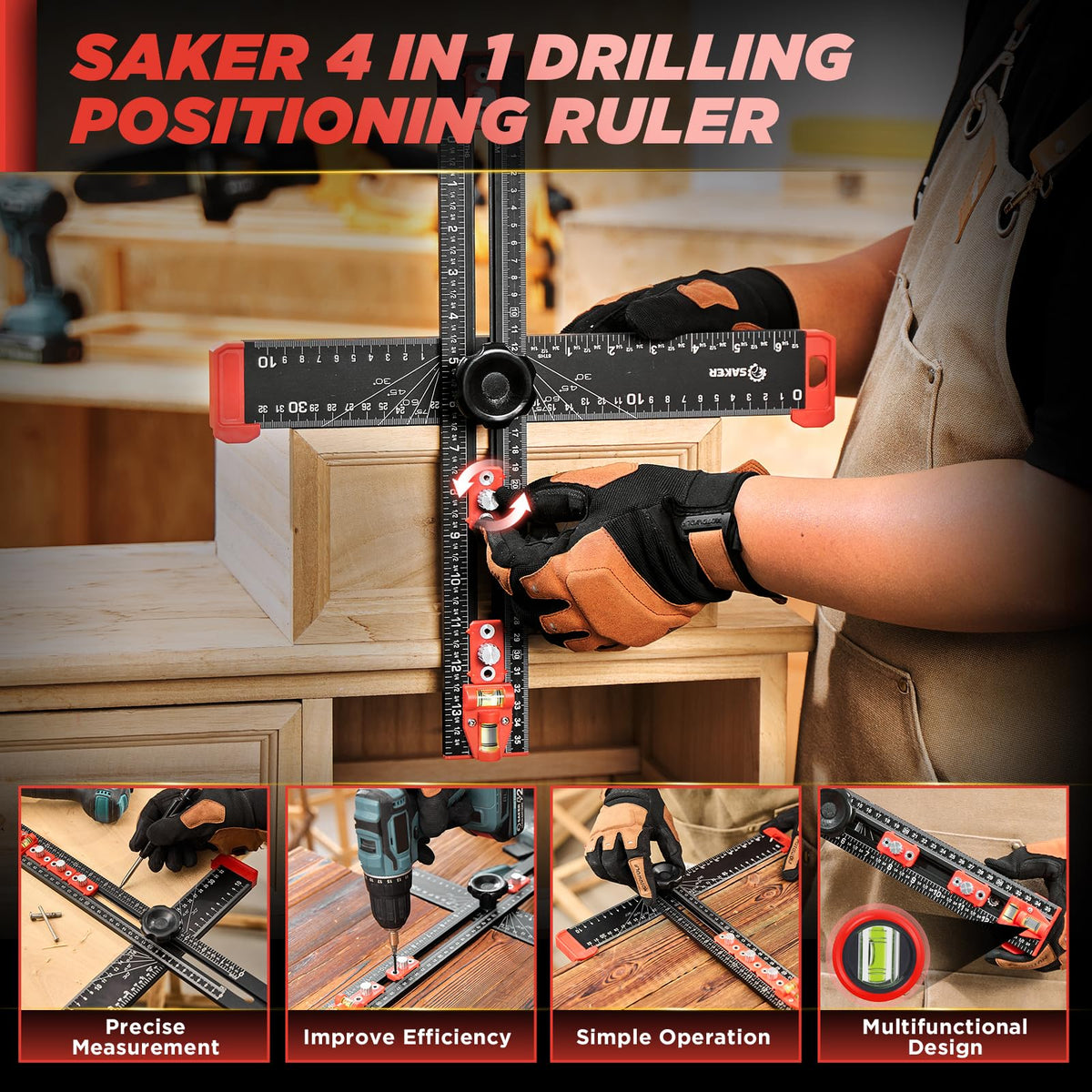 Saker versatile woodworking tool enabling multiple tasks in one session