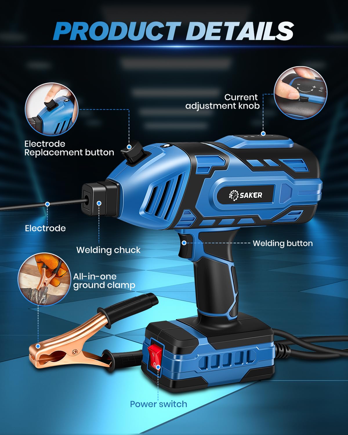 Saker welder cooling system for safe long use
