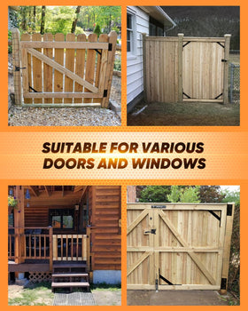 Saker weatherproof steel components ensure long-lasting outdoor gate performance