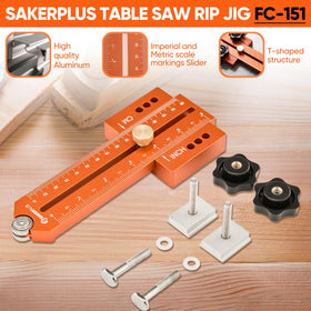 SakerPlus anti-chatter surface reduces vibration during ripping