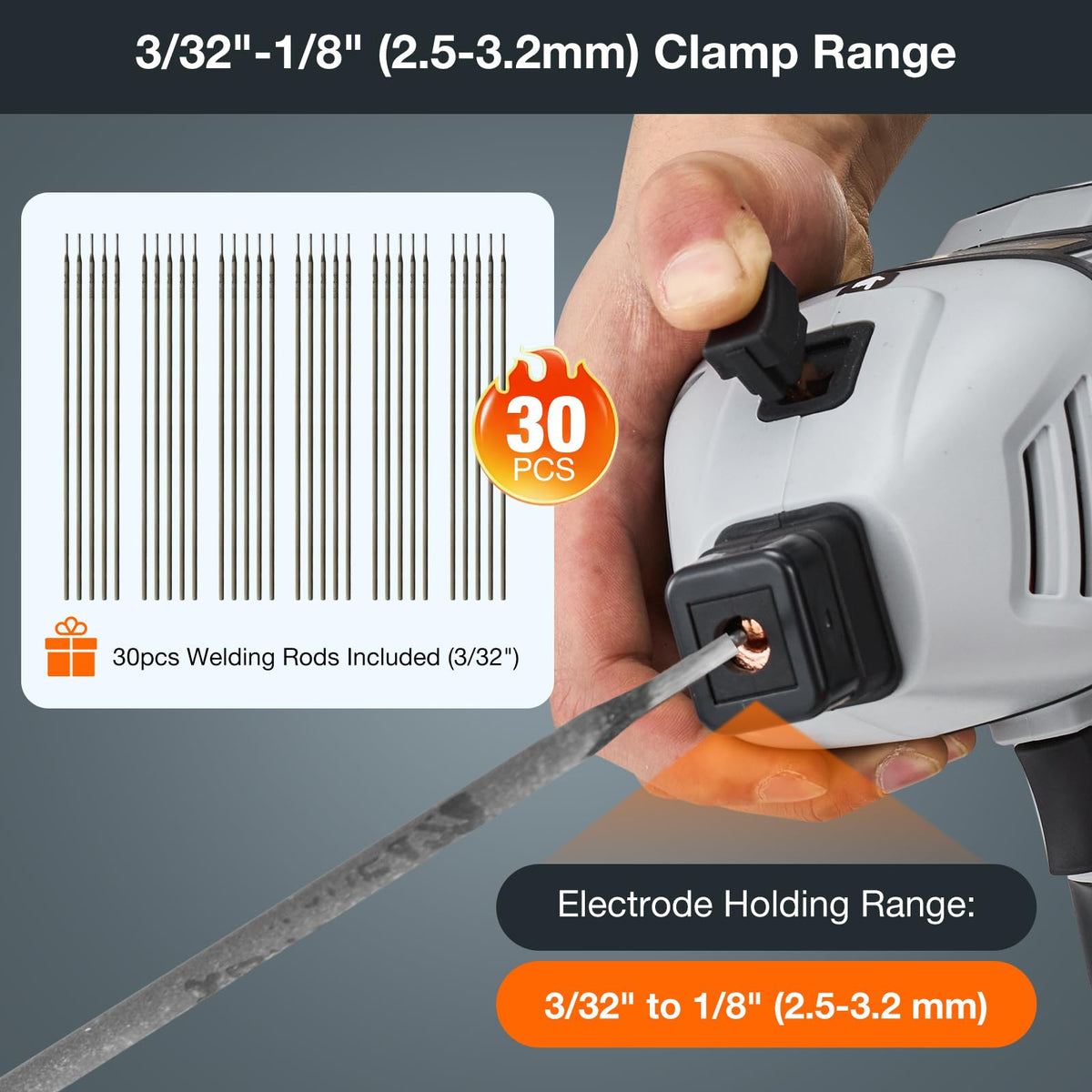 SakerPlus included accessories kit enables immediate welding setup.