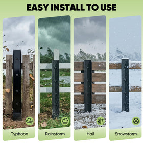 No-dig installation helps repair garden posts, gates, and outdoor structures.