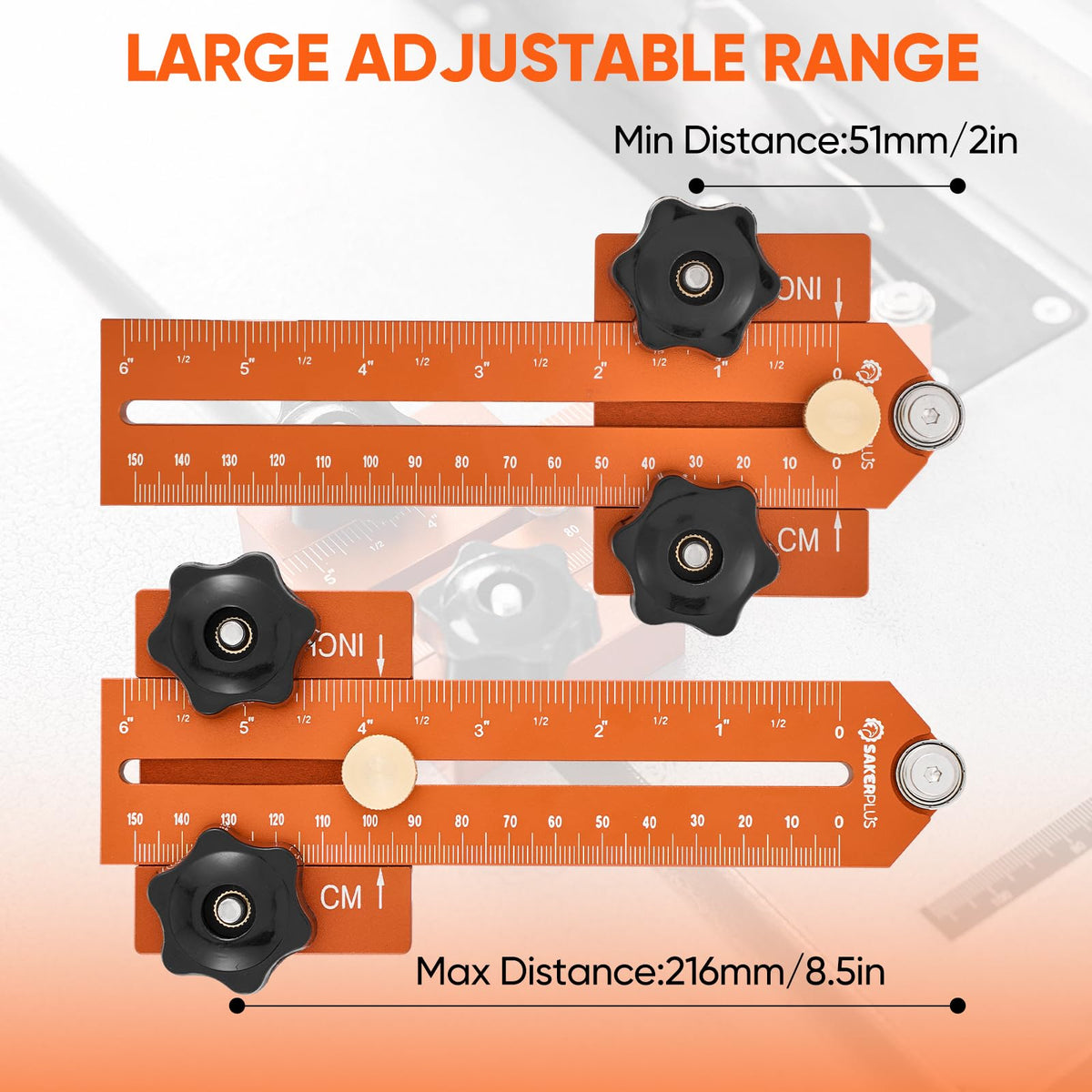 SakerPlus universal T-slot compatibility for common saws