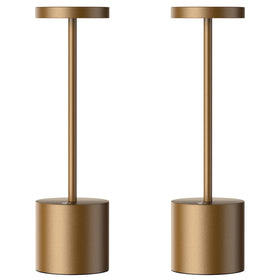 SAKRINGT 2-pack cordless table lamp battery-powered for flexible outdoor or indoor lighting.