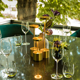 SAKRINGT restaurant table light creates warm, inviting mood