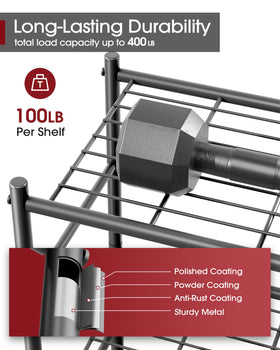 Sakugi heavy-duty metal coating resists rust in humid spaces.