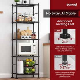 Sakugi pantry and kitchen storage demonstrates versatile organization across rooms.