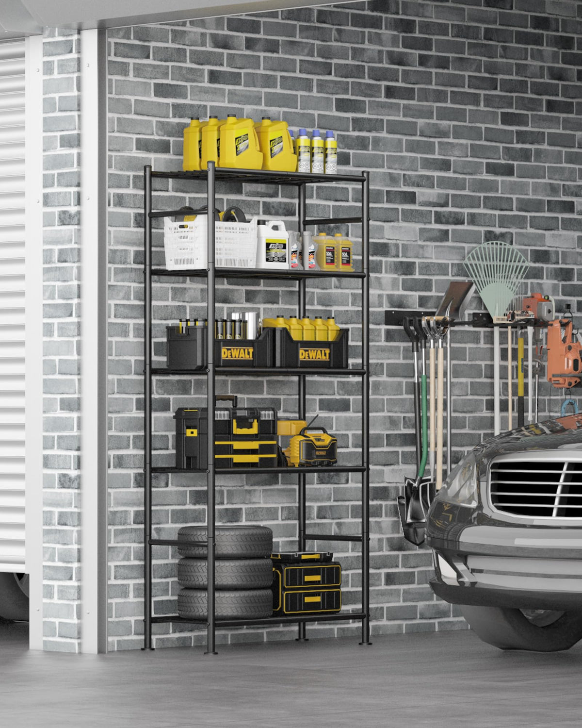 Sakugi durable wire shelving supports up to heavy loads