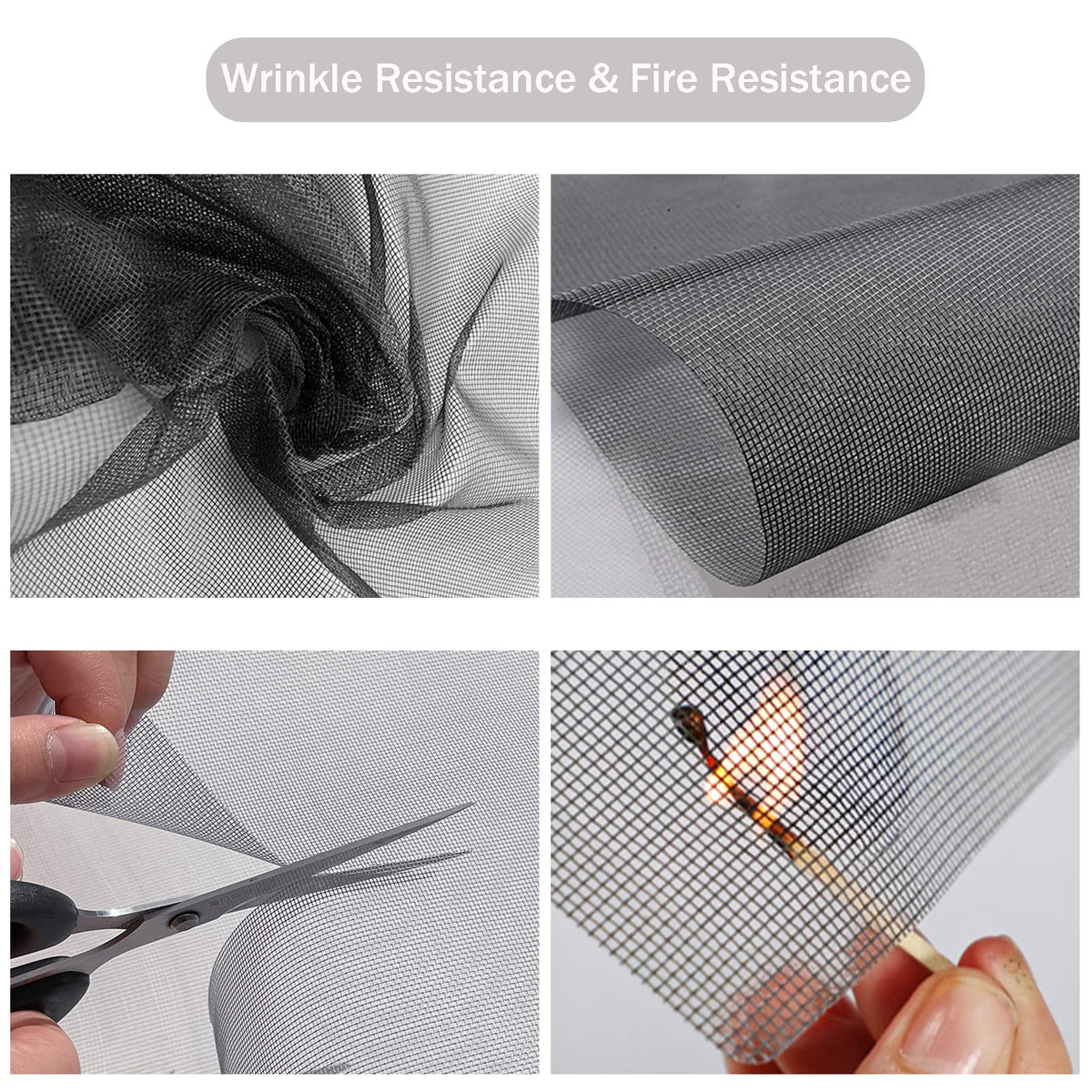 SAKURRY fiberglass mesh closeup 16x18 shows durable, breathable material