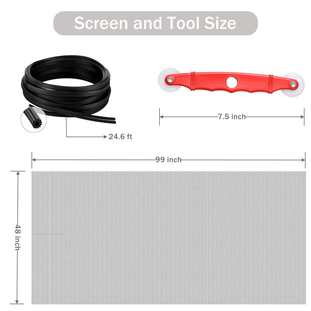 SAKURRY rolling tool included for precise screen seating.