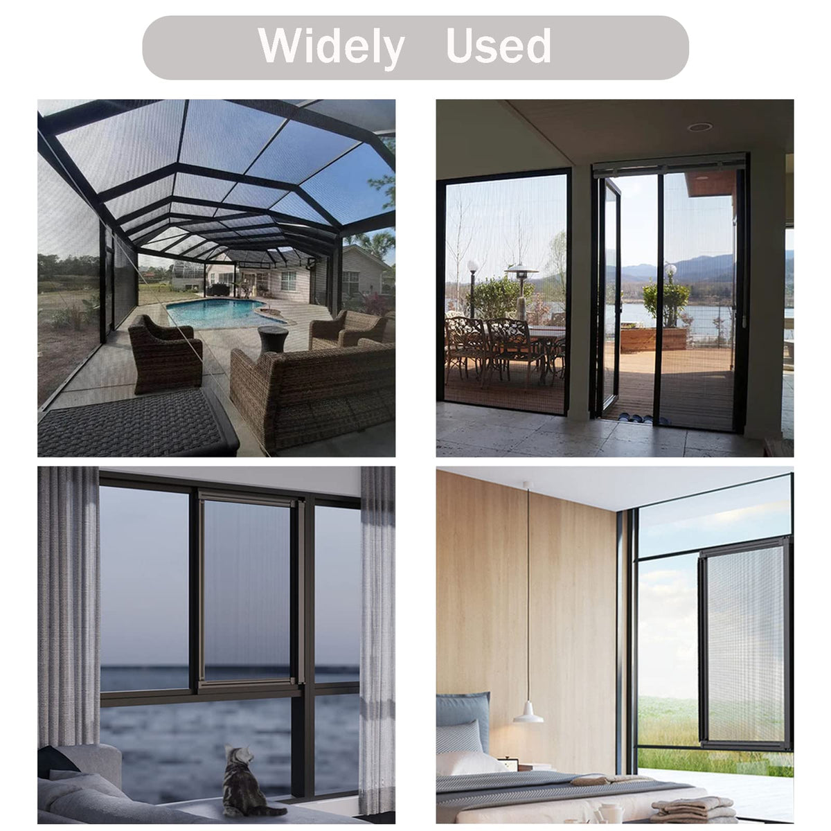 SAKURRY wide applications for windows doors and patios feature versatile use