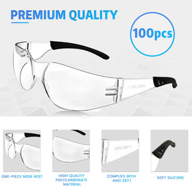 Salfboy ANSI Z87.1 certified safety glasses for reliable eye protection.