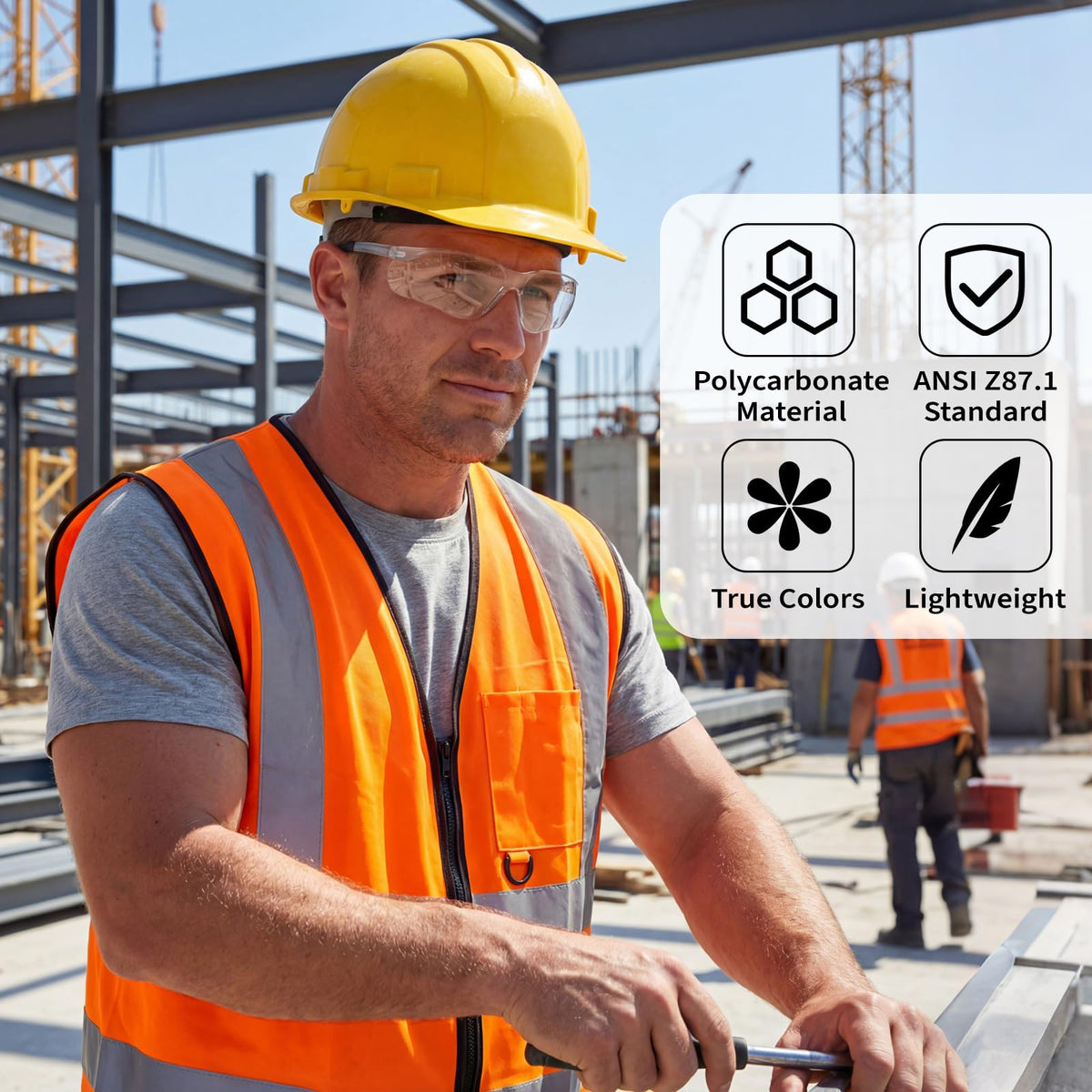Salfboy ANSI Z87.1 certified glasses deliver reliable impact resistance and true color clarity.