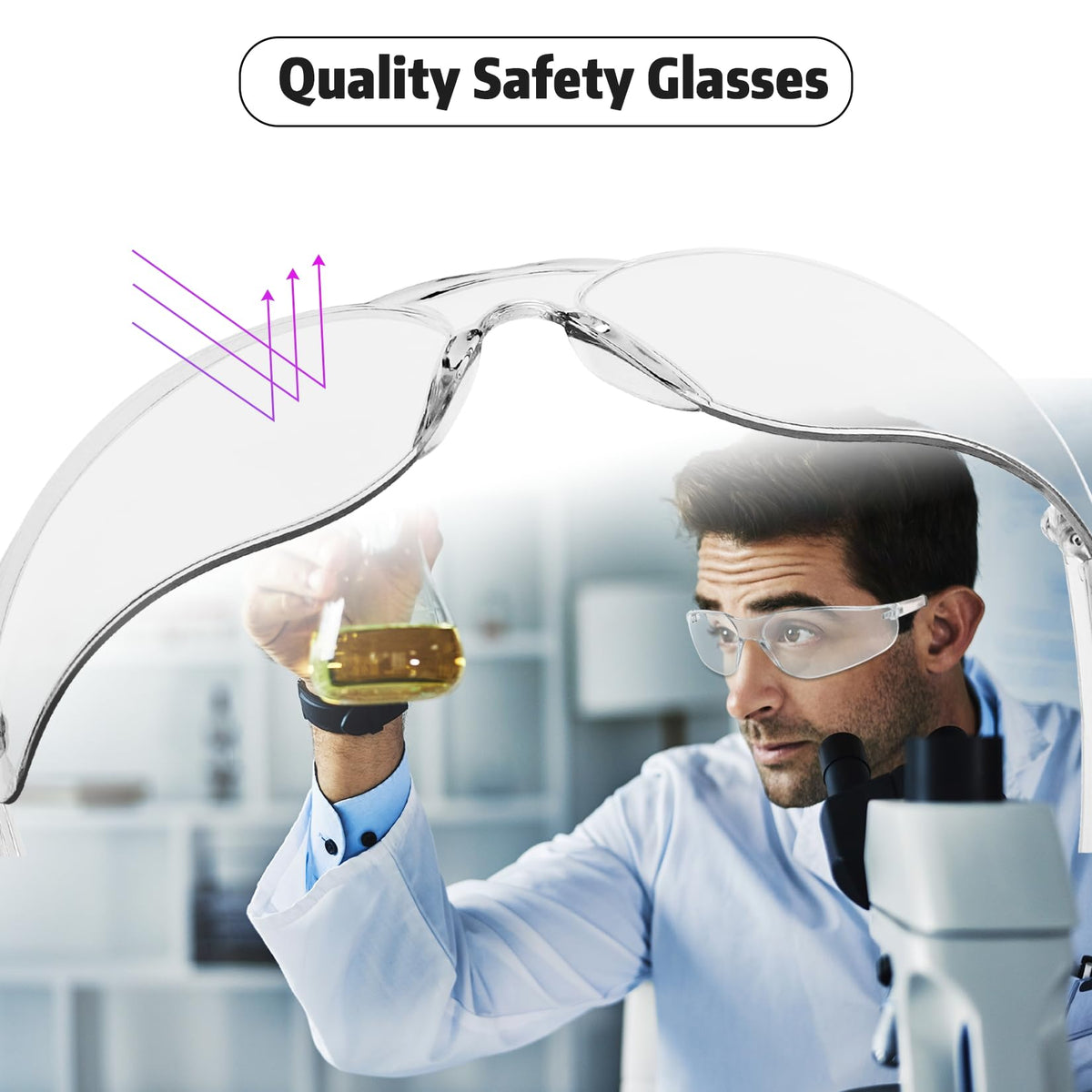 Salfboy integrated-nose-bridge glasses offer comfortable wear for extended use.