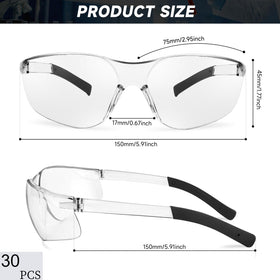 Salfboy polycarbonate scratch-resistant lenses protect against scratches and debris during work.