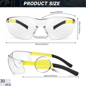 Salfboy Z87.1 polycarbonate lenses provide durable, clear vision.