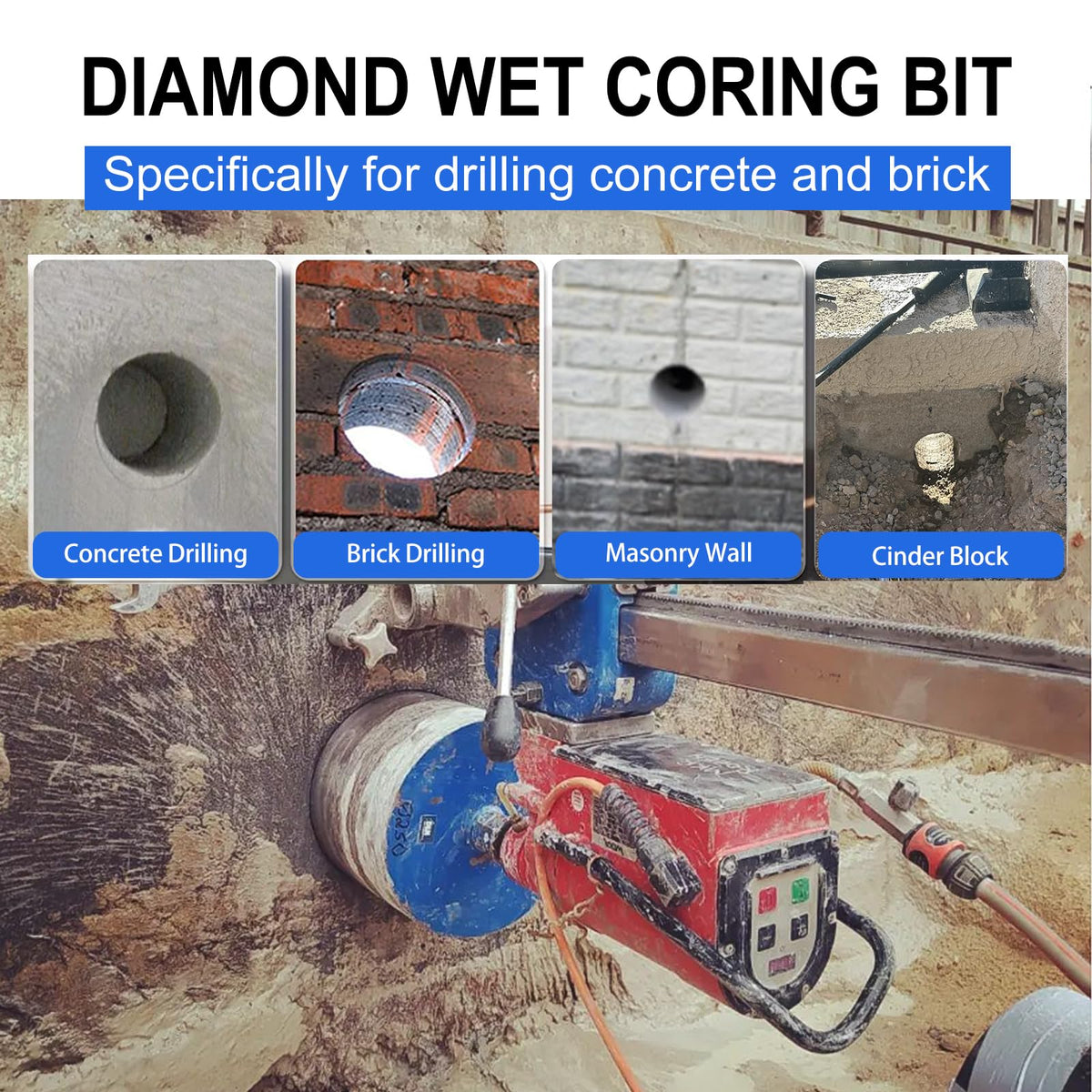 SALI Diamond Core Drill dry operation supports clean, efficient cores.