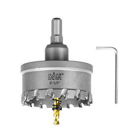 SALI three-blade design improves cutting speed on hard metals.