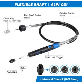SALIGTEKH ergonomic handle provides comfortable control during detailed work