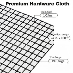 Salmut vinyl-coated chicken wire mesh roll showing outdoor durability.
