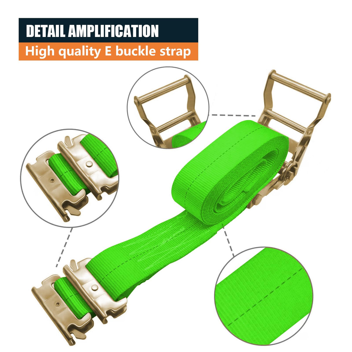 SALUINOKI box truck strap suited for versatile E-track and X-track setups