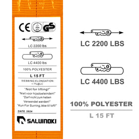 Attachment points showing D-rings and O-rings compatibility with SALUINOKI strap.