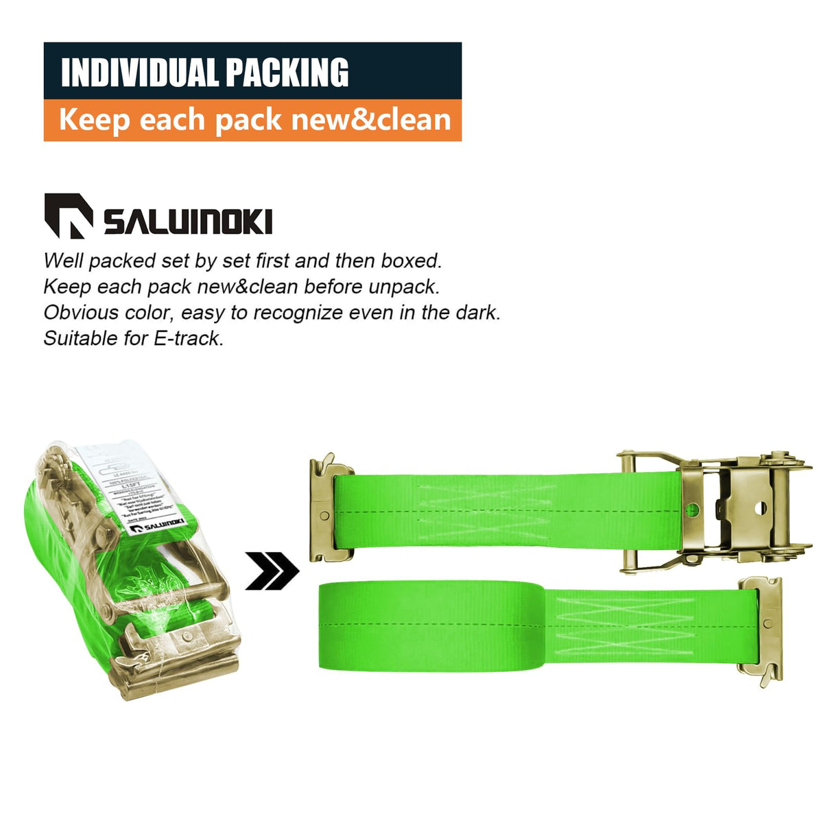 SALUINOKI ETTrack ratchet fittings provide premium hardware for dependable tie-downs