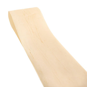 Samlee maple veneer with non-woven backing eases cutting and handling.