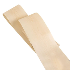 Samlee maple veneer 9ft x 10in highlights lightweight flexibility for DIY projects.