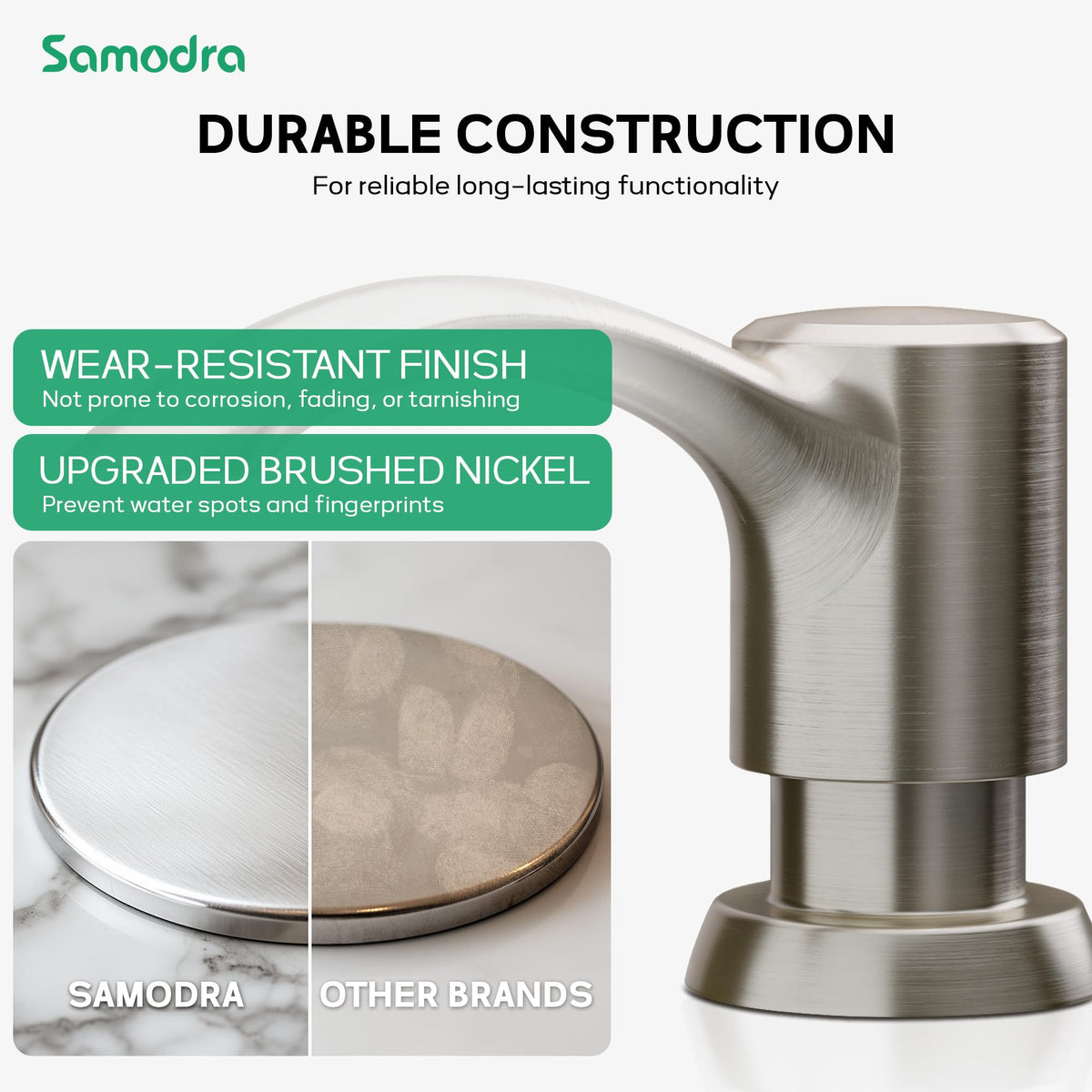 SAMODRA 360-degree rotation for convenient use from any angle.