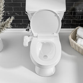 Durable ABS plastic construction of SAMODRA non-electric bidet