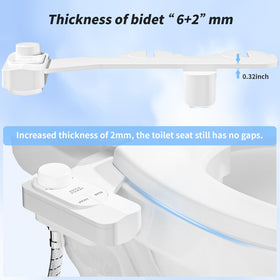 SAMODRA bidet fits most toilet seats for seamless upgrading