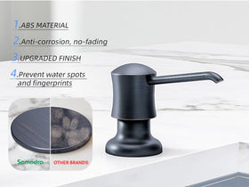 SAMODRA clear reservoir lets you see contents at a glance.