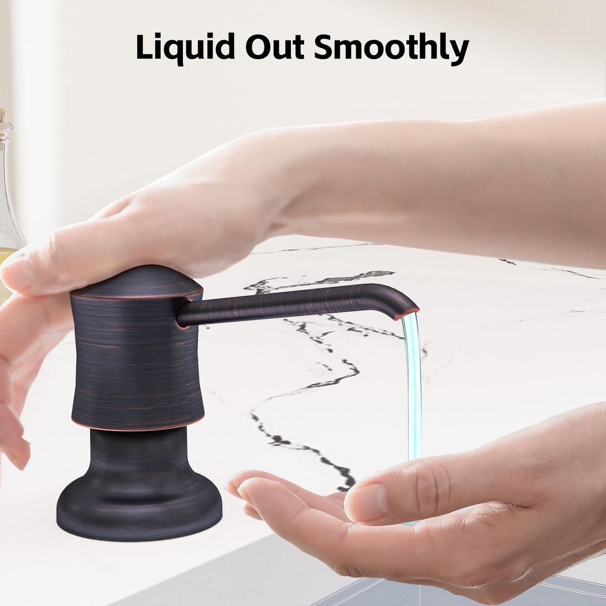 SAMODRA oil rubbed bronze finish adds premium kitchen style.