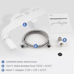 SAMODRA self-cleaning nozzle stays fresh with every use.